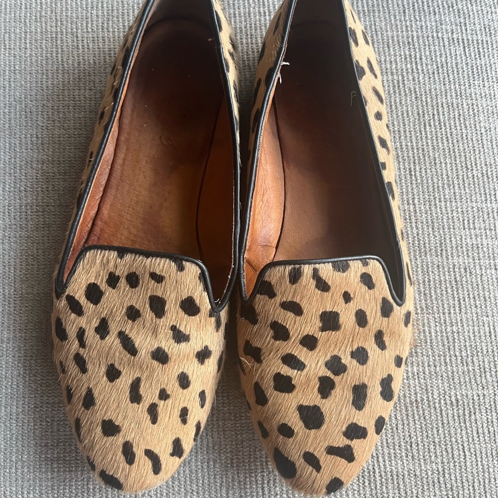 Madewell leopard print loafers